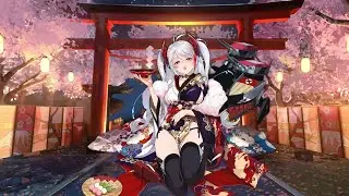 Azur Lane | Sakura Empire Style | KMS Prinz Eugen Oath Scene & Voice Lines [Profusion of Flowers]
