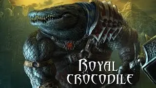 Art Royal crocodile - Королевский крокодил.