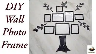 DIY Family Tree Photo Frame | How To Make Newspaper Photo Frame | Home Decor | KraftsTale
