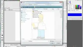 Adobe Flash Tutorial - Part 1 - Create a Simple Homer Simpson Drag and Drop Game.