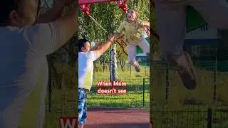 When Mom doesn't see 😱😂 