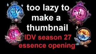 100+ SEASON 27 ESSENCE OPENING | IdentityV