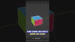 Know THIS about PLANE LOCKING in Blender 3.4 - Transforming Objects in Blender 3.4
