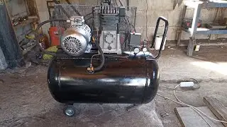 мощный компрессор для гаража своими руками/обзор