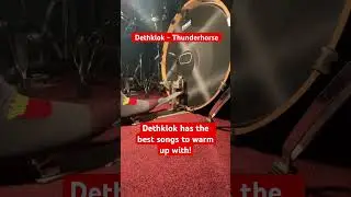 Dethklok -Thunderhorse - Double bass warm up exercise.#doublebass #drum #dethklok #genehoglan #cover