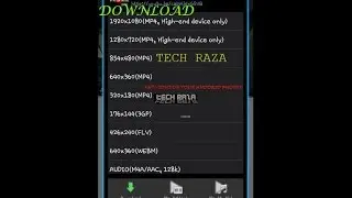 How to Download Videos from Youtube,Dailymotion,facbook etc. on an Andorid Phone