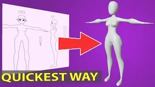 Fast Character Modeling with the Skin Modifier in Blender