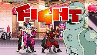 MUGEN Request: Team Morrigan Vs Dr. Kahl's Robot