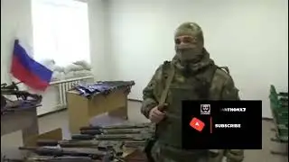 Ukrainian Fighters Surrendered Various Weapons to Russian Forces In Melitopol, #Zaporizhzhia.