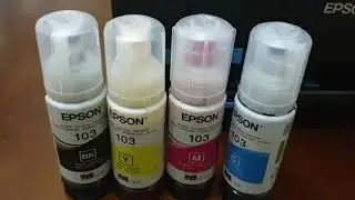 Epson L3150 Ink Tank Printer how to Ink filled