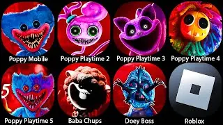 Poppy Playtime Chapter 4 5 6,Poppy Playtime 3,Poppy Playtime 2,Poppy Mobile,Poppy Roblox Mobile...