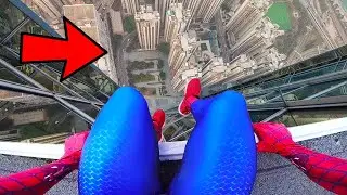 HOMEM ARANHA ENCONTRADO DE VERDADE NA VIDA REAL !! - *Você não vai acreditar*