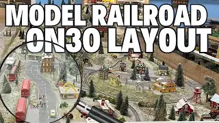 ON30 Model Train Layout in Detail The World's Largest Model Railroad Museum Traintastic