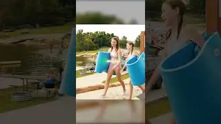 This girl witnessed a slide fall 