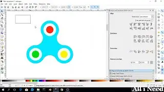 How to make a spinner by inkscape and blender
