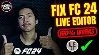 TUTORIAL FIX LIVE EDITOR FC24 100% BERJALAN - TUTORIAL by GOONERS GAMING 