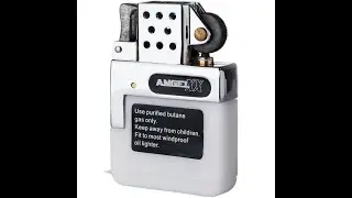 Zippo Gaseinsatz / Leichtes Tuning des normalen Gas Einsatzes zum Pfeifen Einsatz...