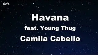 Havana ft. Young Thug - Camila Cabello Karaoke 【With Guide Melody】 Instrumental
