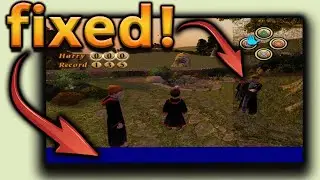 Harry Potter and the Chamber of Secrets FIX PCSX2 Settings (BLUE BAR AND FULL SCREEN BUG FIX)