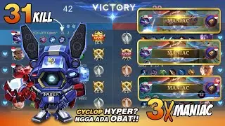 Hyper Terkuat 2024 di Meta Sekarang  No Counter !! 31 KILL + 3 MANIAC dalam 15 MENIT !!