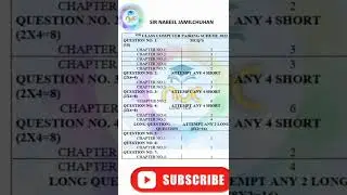9th Class computer pairing scheme 2022