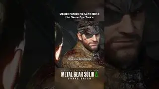 Ocelot Forgot Snake Lost an Eye 