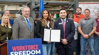 Kristi Noem signs out of state licensing bill 3/1/23