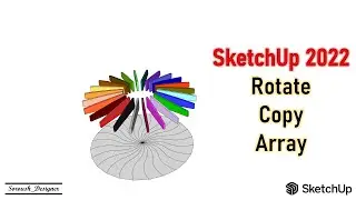 SketchUp - Rotate Tool Guide