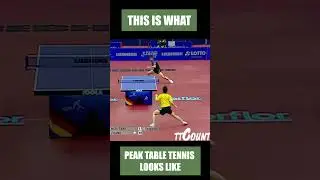THIS Is What PEAK TABLE TENNIS Looks Like! #shorts #tabletennis