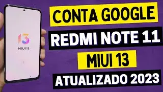 REMOVER CONTA GOOGLE REDMI NOTE 11 ATUALIZADO 2023 MIUI 13 NOVO MÉTODO SEM PC E SEM BAIXAR APPS