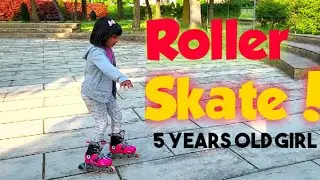 RollerSkating #Pattinaggio a Rotelle# 5 YEARS old Lili Girl #Easy nicey