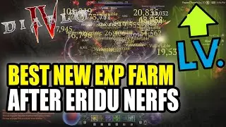 Diablo 4 BEST EXP FARM (AFTER RUINS OF ERIDU NERF)