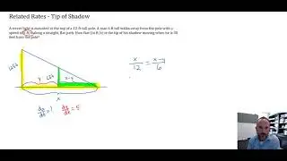 Related Rates - Tip of Shadow