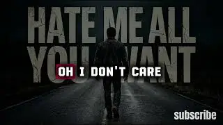 Broken Trails - Hate Me All You Want ( Lyric video )