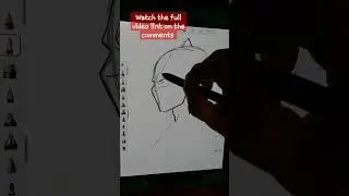 Drawing black panther in 1 minute
