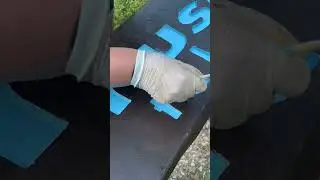 Своими руками сделали вывеску с названием нашего хутора.