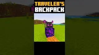 🎒TRAVELER'S BACKPACK ADDON for BEDROCK | MINECRAFT PE +1.21 #addons #shorts #minecraft #minecraftpe