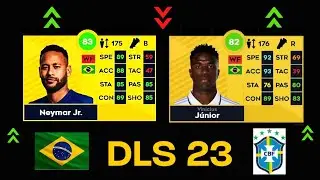 DLS 23 | 🇧🇷 Brazil Players Rating Upgrades and Downgrades