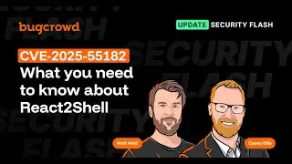 Bugcrowd Security Flash: CVE-2025-55182 (React2Shell) UPDATE