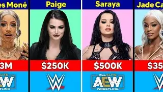 Salary Comparison - WWE vs AEW Female Wrestlers