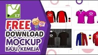 Mockup Baju Kaos, Reglan, Polo dan PDH Cdr Free DOWNLOAD