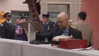 Las Vegas first responders ring the bell in remembrance of 9/11