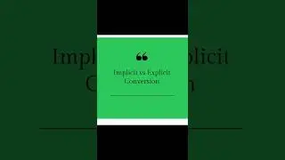 Python Implicit vs Explicit Conversion I Python Tutorial for Beginners 