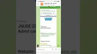 JNU PhD  Admit card ♦️♠️♦️ released