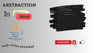 Abstraction OOP(Object Oriented Programming)  @TechTalesUnlocked