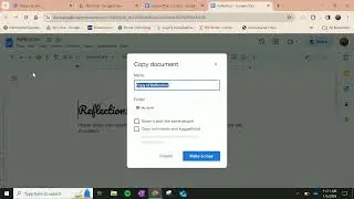 How to make a copy of a Google Document