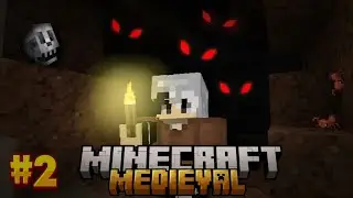 MINECRAFT MEDIEVAL #2 A EXPLORAÇÃO MAIS LOUCA NAS CAVERNAS!!