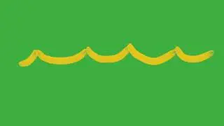 4K Animated Wave Right 2 Animation | no copyright | Chroma key   Free Green Screen Effects