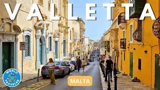 Valletta, Malta: A Stunning 4K Walking Tour - April 2024