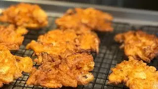 Super Crunchy Onion Fritters!